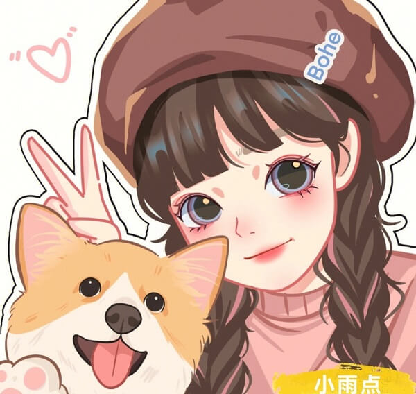 chibi avatar đôi bff cute 9