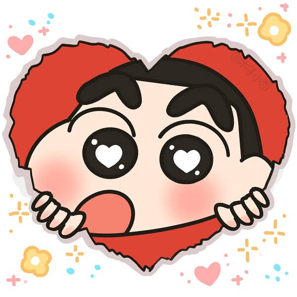 Đôi avatar shin cute 6