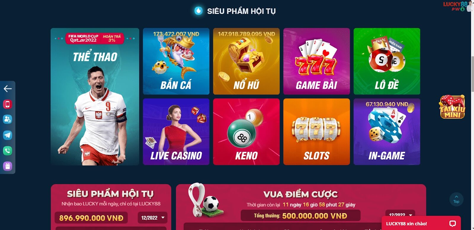 Ưu điểm của Lucky88