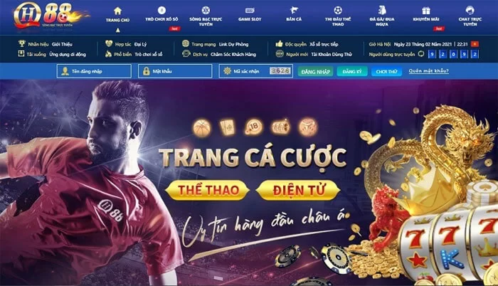 Trang cá độ thể thao QH88 uy tín hàng đầu Châu Á