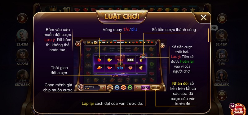 Cách chơi tại Xèng 777 Sunwin vô cùng đơn giản giúp người chơi dễ làm quen