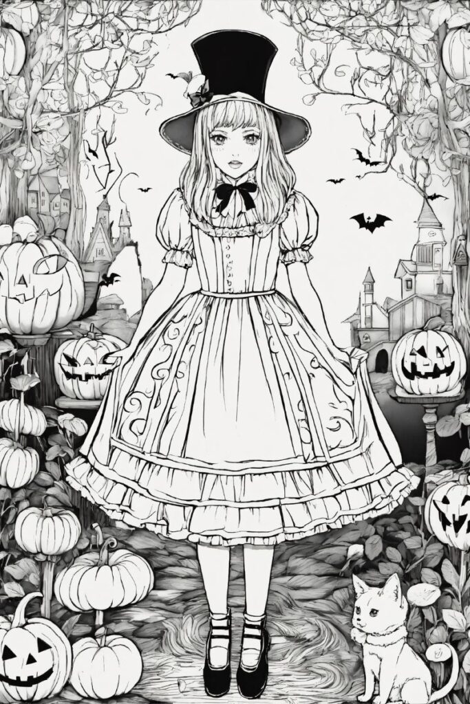 50+ Ảnh tranh tô màu công chúa chibi đẹp dành tặng các bé