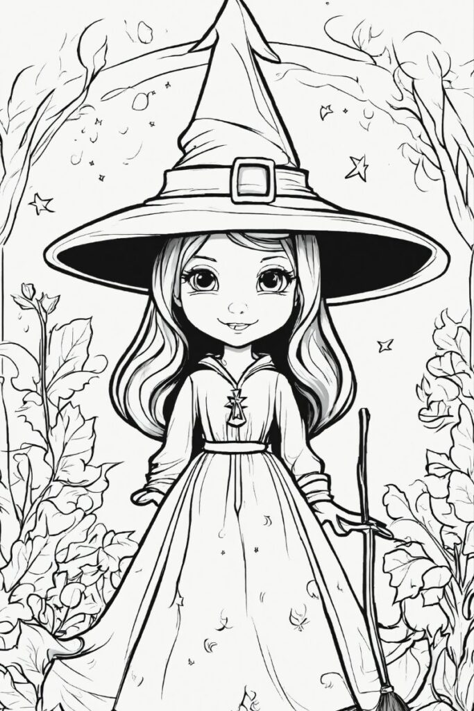 50+ Ảnh tranh tô màu công chúa chibi đẹp dành tặng các bé