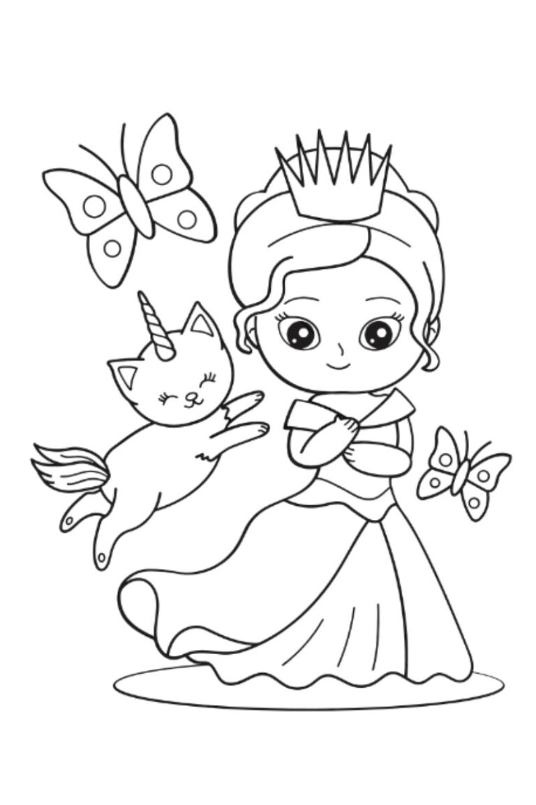 90+ Tranh tô màu cho bé gái giúp phát triển tư duy nghệ thuật