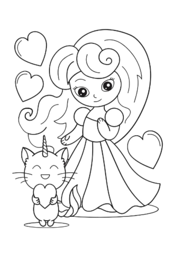 90+ Tranh tô màu cho bé gái giúp phát triển tư duy nghệ thuật