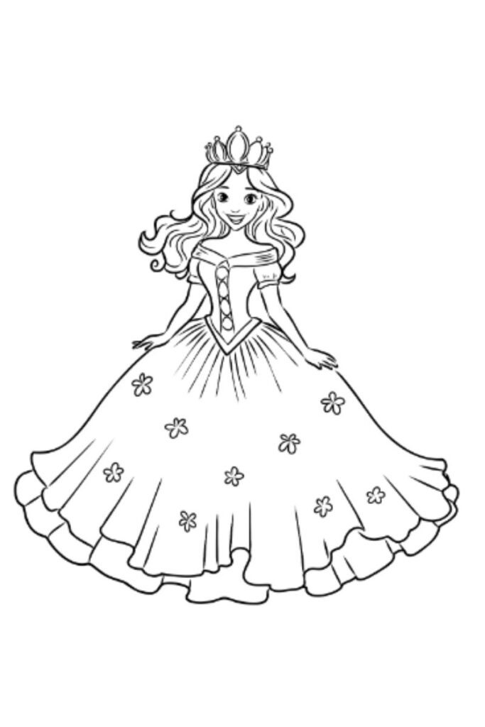 90+ Tranh tô màu cho bé gái giúp phát triển tư duy nghệ thuật